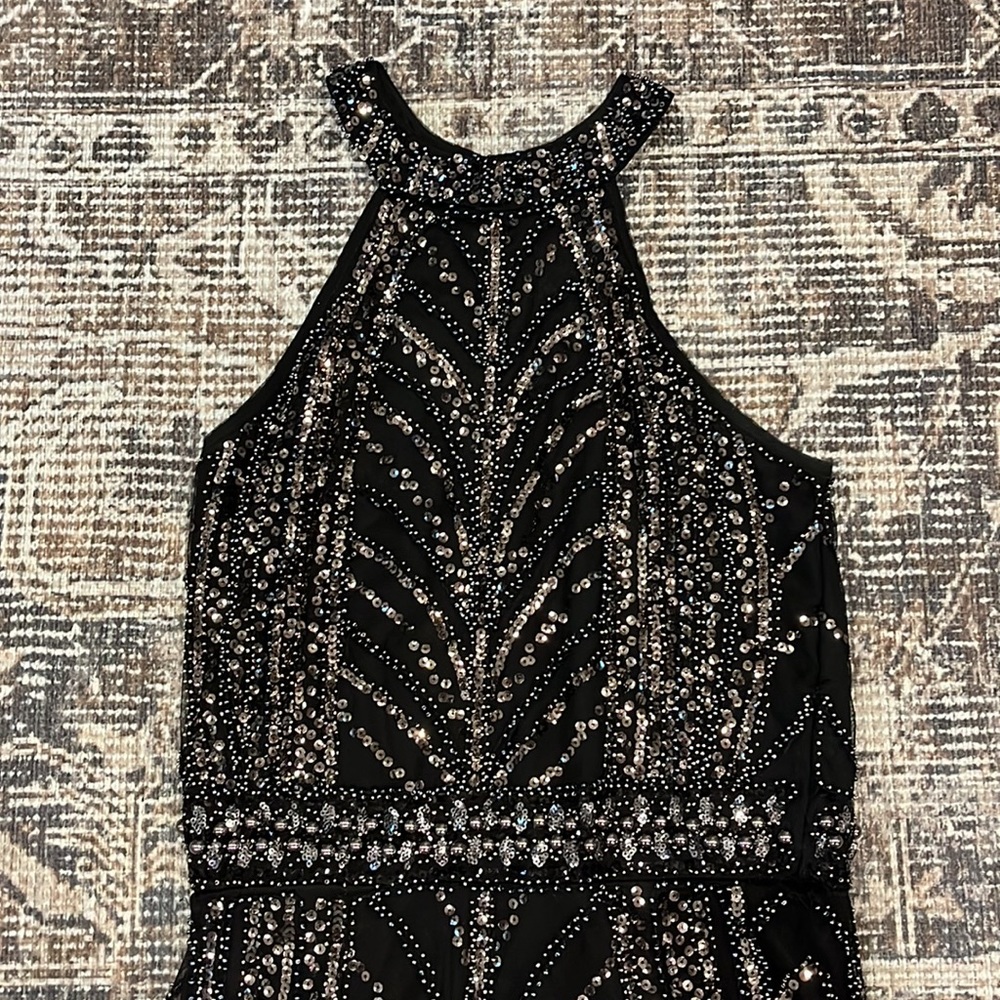 Sequin Black Dress - Picture 3 of 8